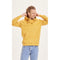 KnowledgeCotton Apparel Hood basic badge sweat, Honey Gold